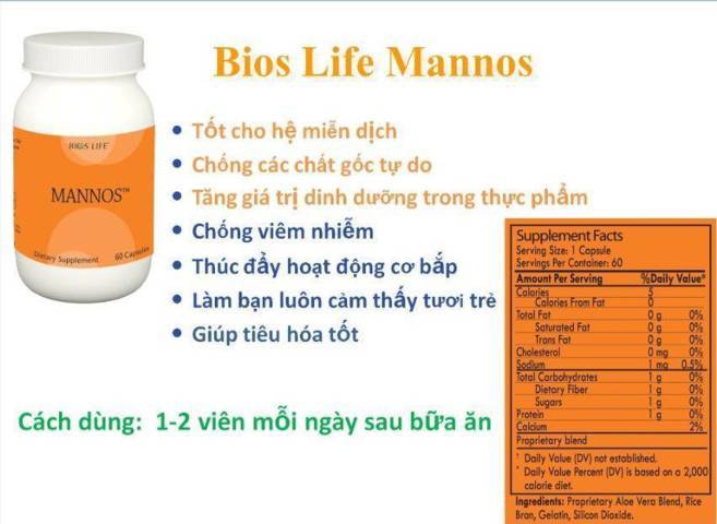 Chức năng của Bios Life Mannos