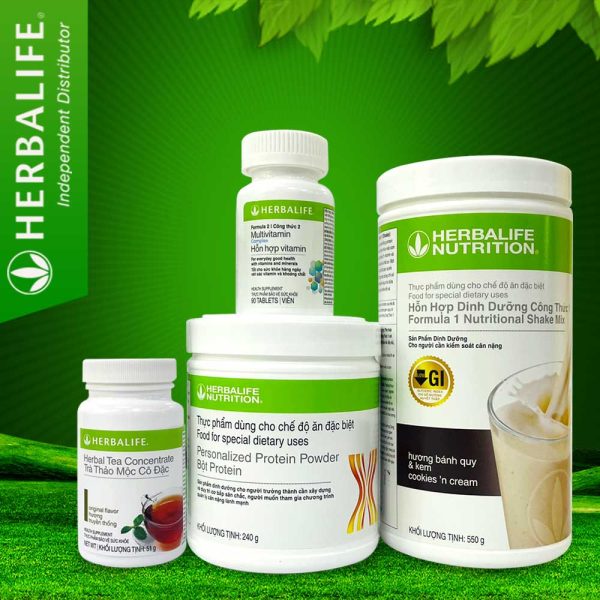 Bộ 4 giảm cân Herbalife